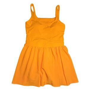 JoyLab Game Day Tank Active Tangerine Orange Dress Small